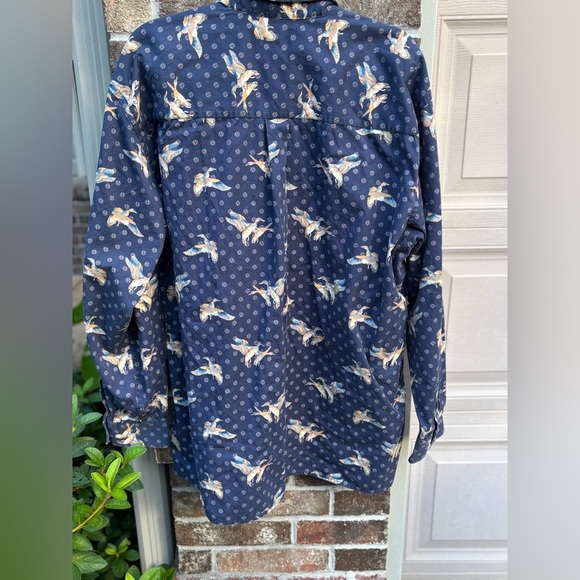 Natural Issue Duck Print Button Down Shirt Men’s 2XLT - Picture 5 of 8